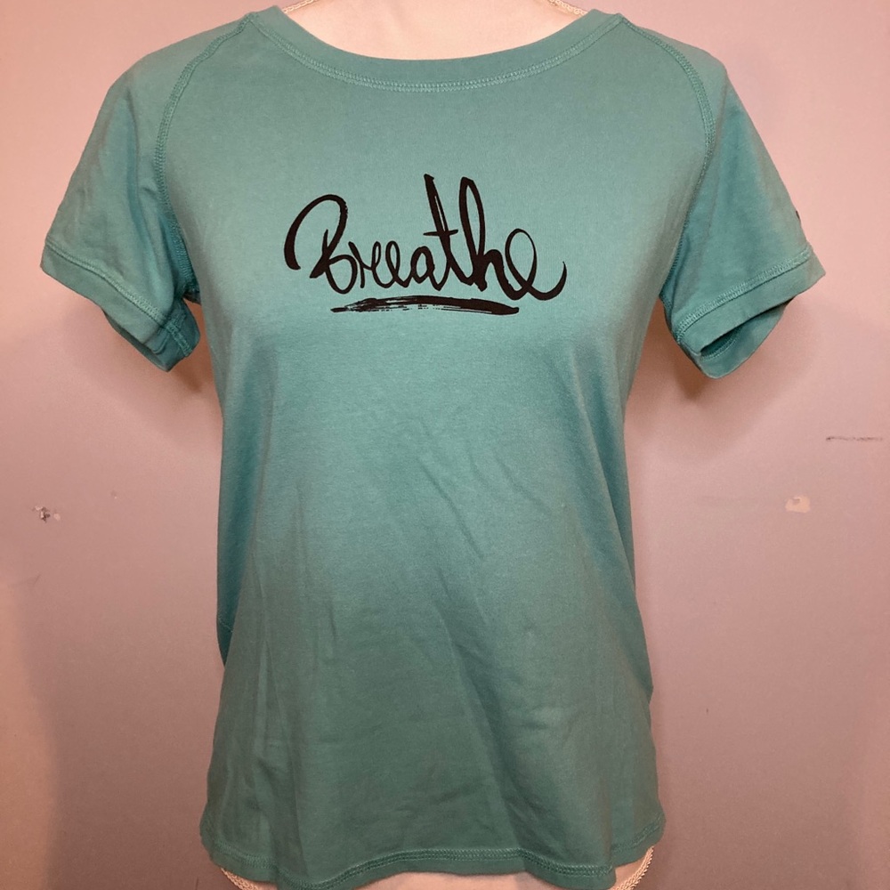 Life Is Good Blue Breathe Graphic T-Shirt